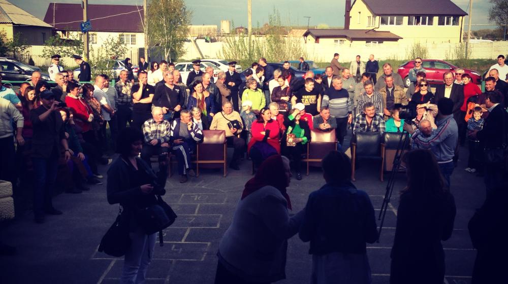 Белгородская область. Коммунисты и комсомольцы провели митинг против вырубки хвойного леса под элитный поселок