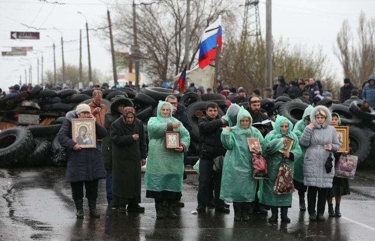 Славянск - символ русского антибандеровского сопротивления в Донецкой народной республике