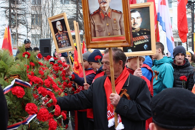 Праздник Победы в Магадане