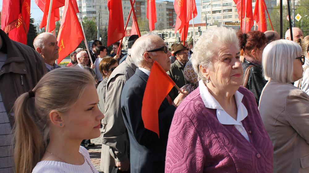 Первомай во Владимире: коммунисты отдельно от профсоюзов