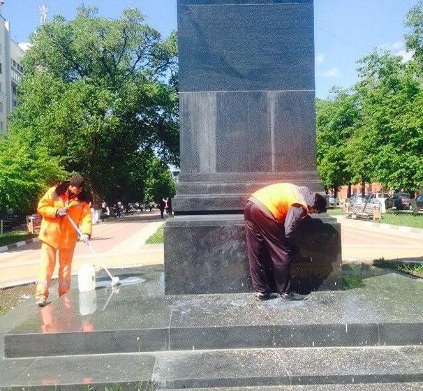 Белгородская область. Под угрозой сноса памятник В.И. Ленину в городе Щебекино