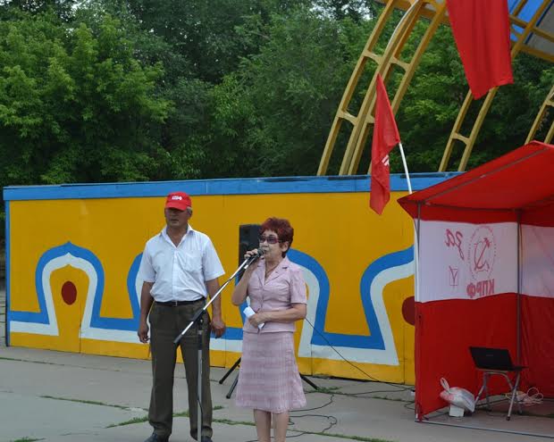 Республика Калмыкия. Митинг в День памяти и скорби
