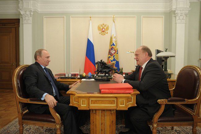 Состоялась встреча лидера КПРФ Г.А. Зюганова с Президентом РФ В.В. Путиным