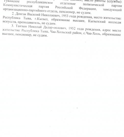 Старт на Победу! Зарегистрирован список кандидатов КПРФ в депутаты Верховного Хурала республики Тыва