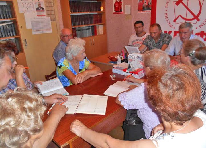 Ивановская область. Кандидат на должность губернатора Николай Зимин провёл рабочую встречу с коммунистами Шуи