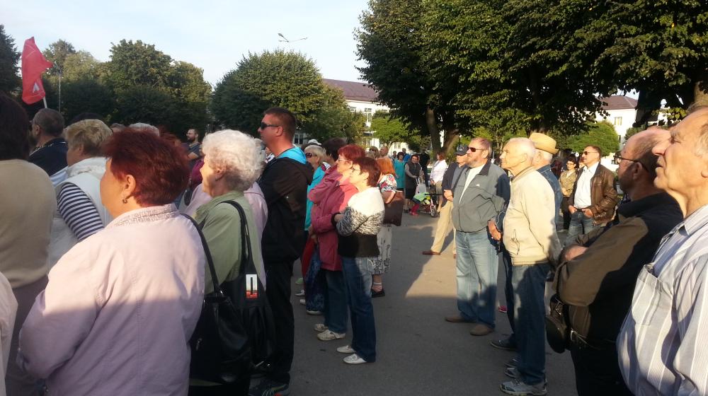 Калининградская область. Экологический митинг при поддержке КПРФ в городе Светлый