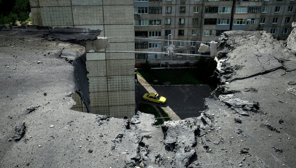В Луганске до сих пор отсутствуют электричество, связь и вода