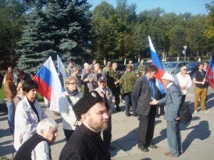 Ленинградская область. Коммунисты и активисты движения «Русский лад» провели митинг-концерт в защиту народа Новороссии