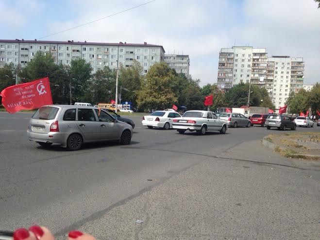Северная Осетия. Во Владикавказе прошел предвыборный автопробег