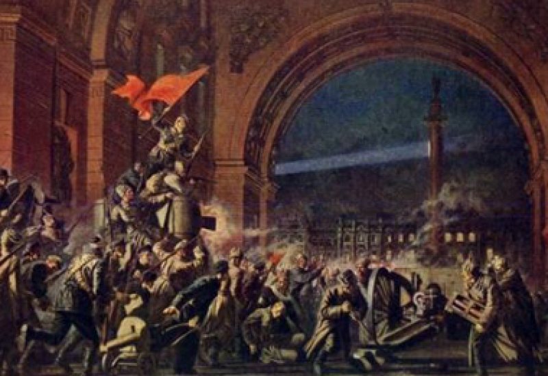 «Великий Октябрь зовет к борьбе!». Репортаж в газете «Правда» с заседания общероссийского штаба протестных действий