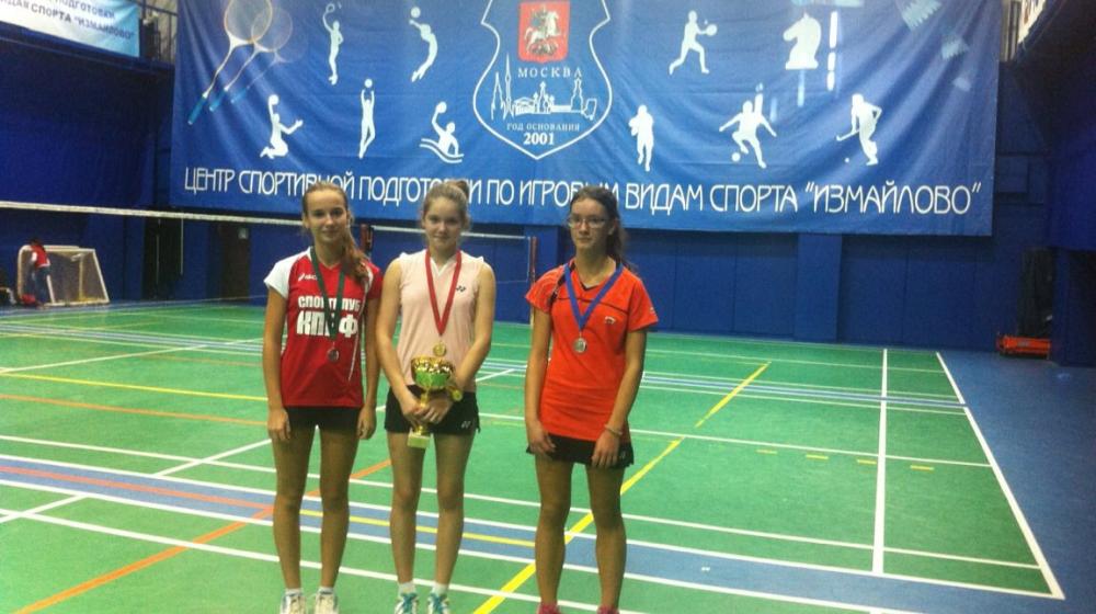 Анна Тарасенко из спортивного клуба КПРФ заняла третье место по бадминтону в детской лиге