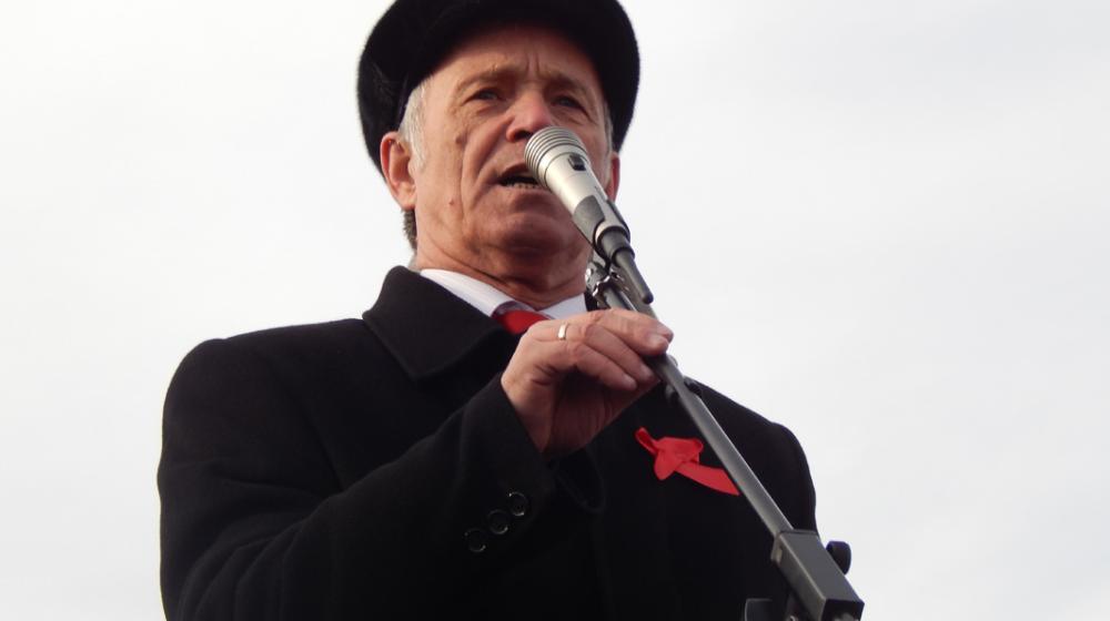«Сражаемся за будущее!».  Демонстрация и митинг барнаульских коммунистов