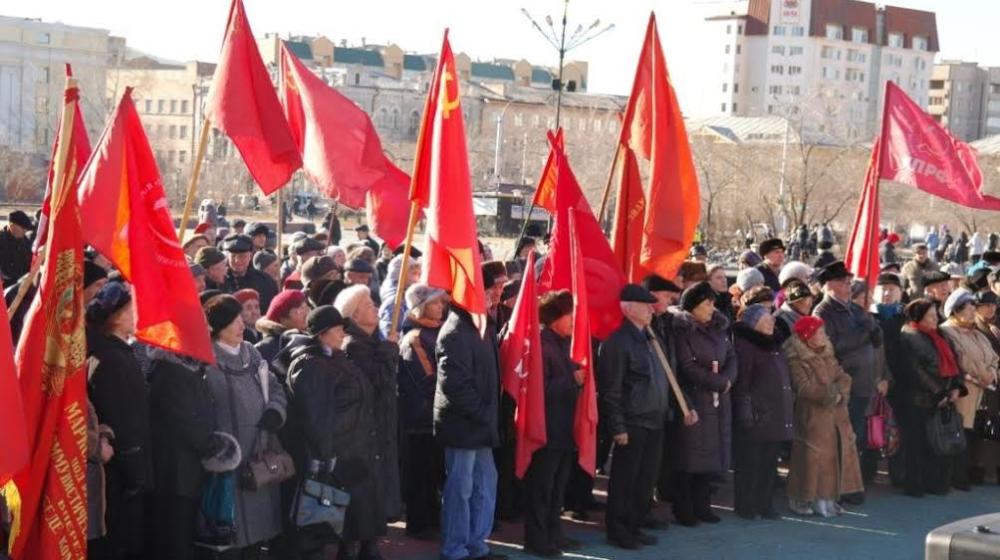 Забайкалье: Слава достижениям Октября!