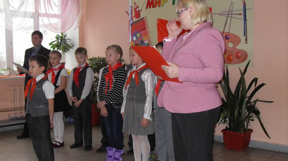 Пермский край. Прием в пионеры в городе Кунгуре 