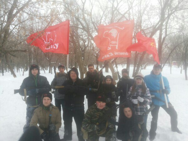 Самарская область. Комсомольская тренировка в "лазертаг"