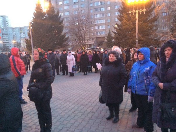 Красноярский край. Коммунисты приняли участие в митинге в поддержку Донбасса