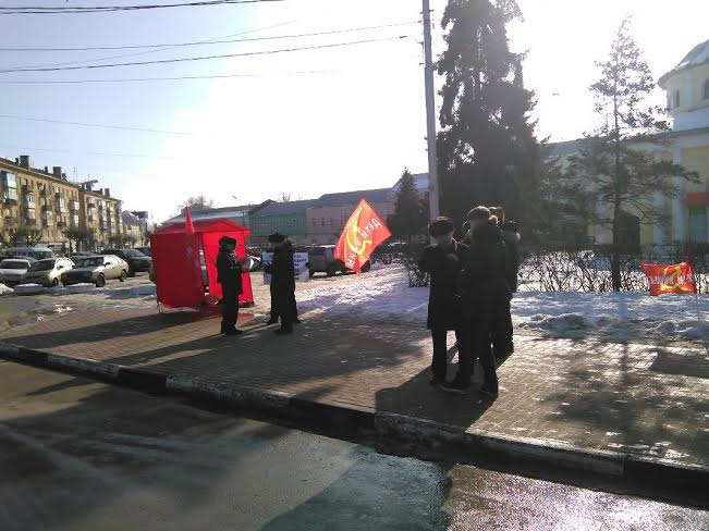 Правительство Д.А. Медведева - в отставку! Серия пикетов в Рязани