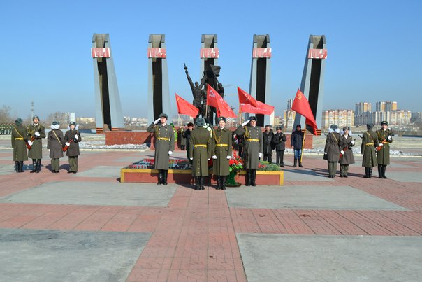 Забайкальский край. День Советской Армии и Военно-морского флота в Чите