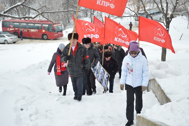 Этих дней не смолкнет слава! 93-ю годовщину победы Народно-революционной армии в Волочавском бою почтили коммунисты Дальнего Востока