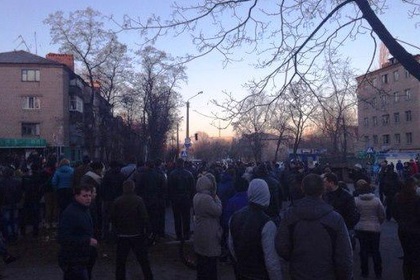 В Константиновке Донецкой области подожгли общежитие с украинскими военными