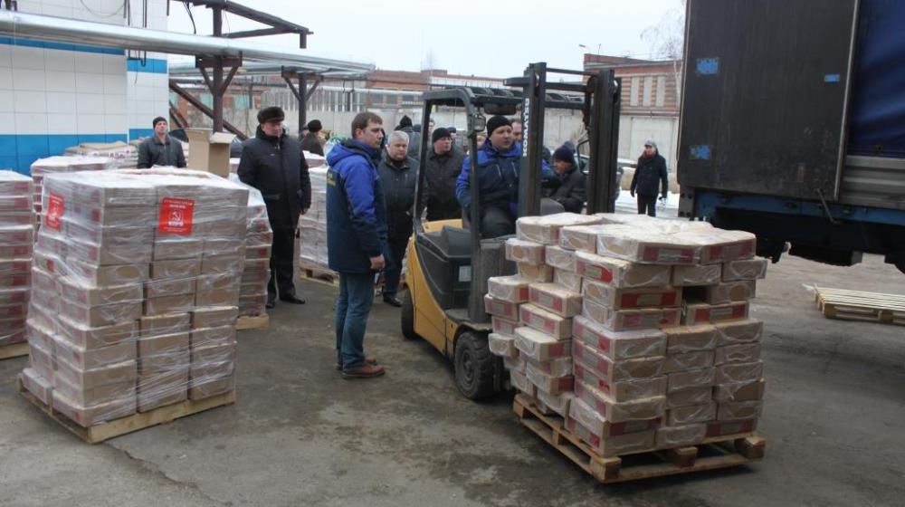 Делегация коммунистов во главе с К.К. Тайсаевым посетила с гуманитарным визитом Донецкую и Луганскую Народные Республики