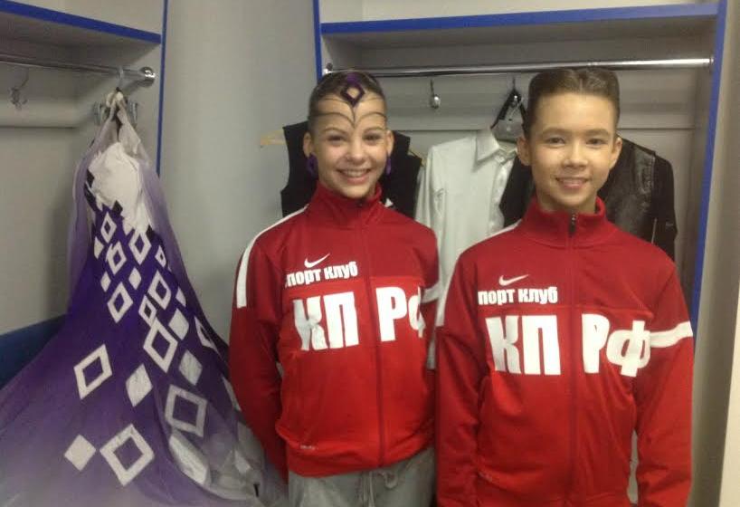 Юная танцевальная пара спортклуба КПРФ достойно выступила на Чемпионате России