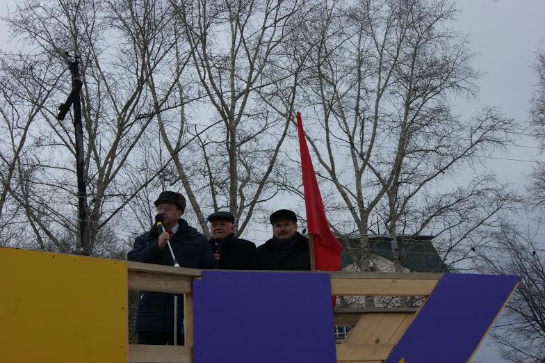 В городе Орлов Кировской области прошёл митинг против бездарной социально-экономической политики власти и за отставку губернатора Белых