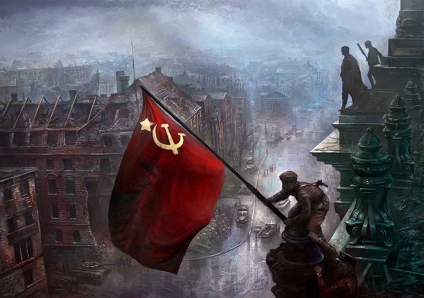 «Красное Знамя Победы наш символ один на века!». Депутат-коммунист В.И. Гончаров вручил копию Знамени Победы руководству Госдумы