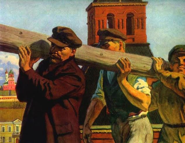 Комсомольцы провели субботник в подмосковном музее-заповеднике “Горки Ленинские” 