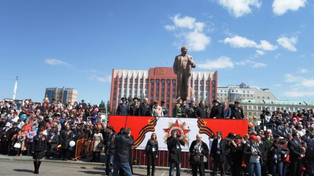 Забайкальский край. Коммунисты приняли участие в праздничных мероприятиях 9 мая