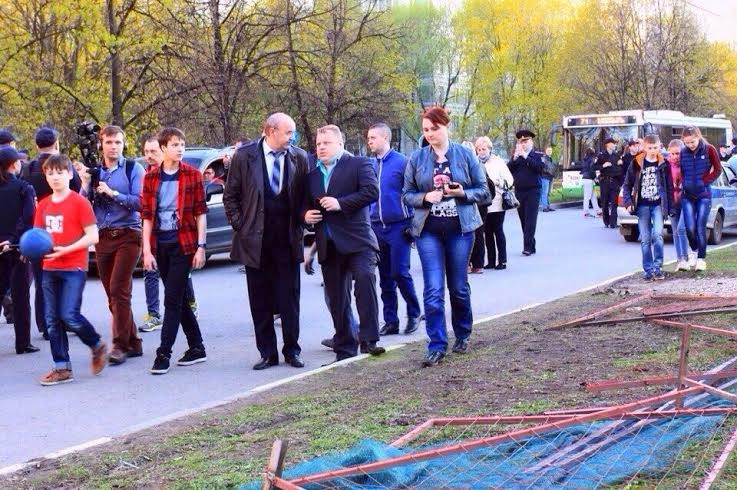 Жители столичного района Отрадное дали отпор бандитствующим строителям