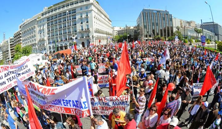 Рабочий Первомай в Греции: Выход один - классовая борьба!