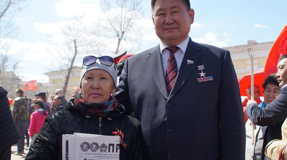 Коммунисты Бурятии отметили 70-летие Победы советского народа в Великой Отечественной войне