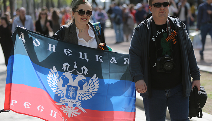 Проект «Новороссия» против проекта «Украина». Ровно год назад образовались народные республики Донбасса