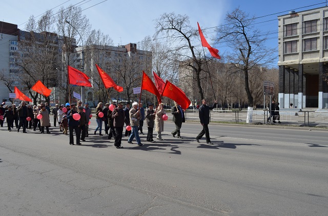 Первомайские торжества в Вологде