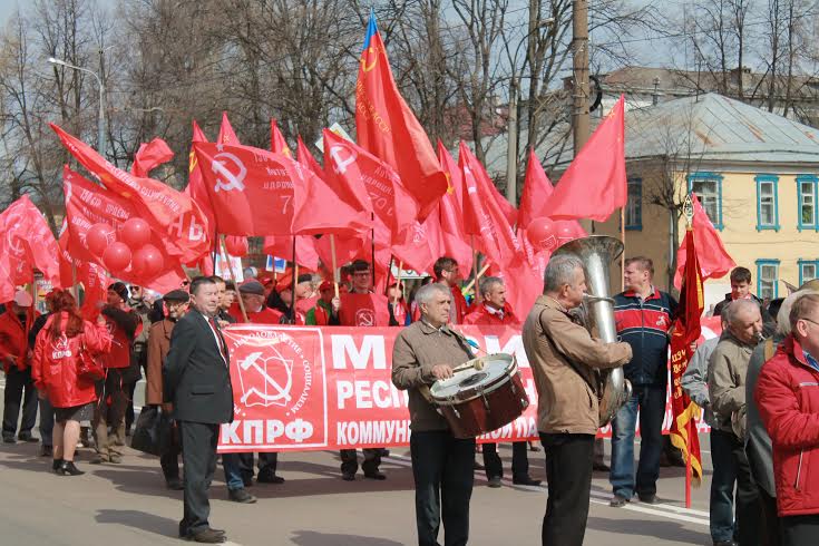 Первомайские демонстрации прошли в городах Республики Марий Эл