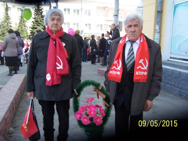 Кузбасс встретил день Победы под красными флагами и знаменем Сталина!