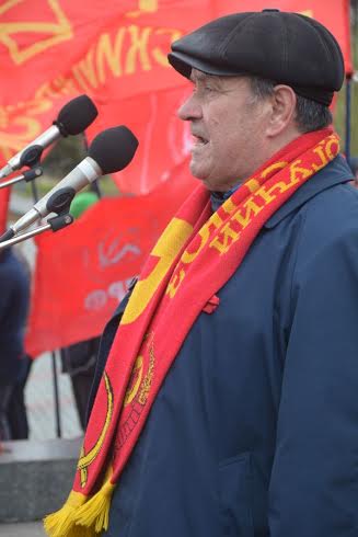 Первомайская демонстрация в Красноярске