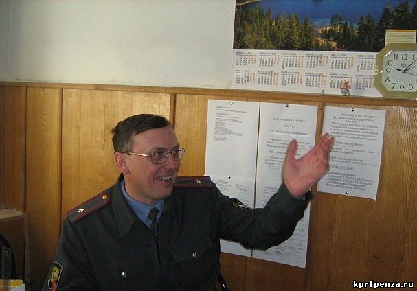 «Правый сектор» в рядах пензенской полиции. Подполковник Мамешин требует наказать коммунистов за возложение цветов к памятнику В.И. Ленину