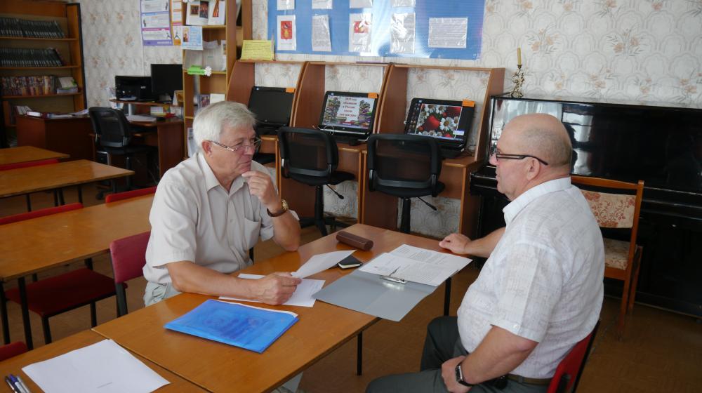 Липецкая область. Н.В. Разворотнев встретился с избирателями в Измалковском районе