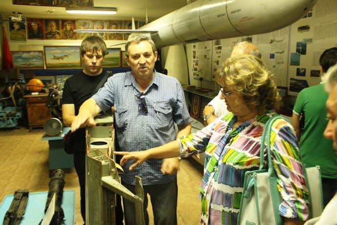 Саратовская область. Ольга Алимова посетила музей авиабазы Дальней авиации в Энгельсе