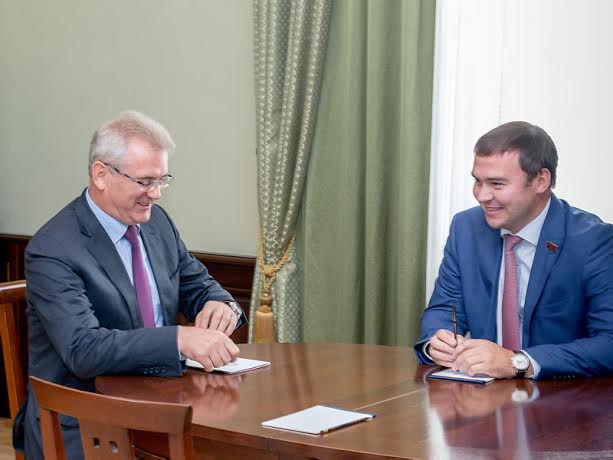 Юрий Афонин встретился с руководителем Пензенской области Иваном Белозерцевым