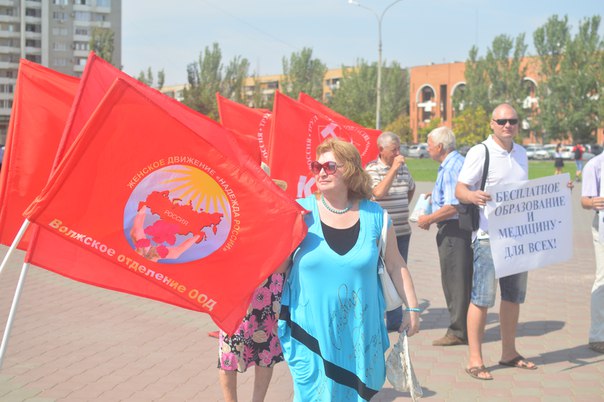 В Волгоградской области прошла серия акций протеста против политики правительства