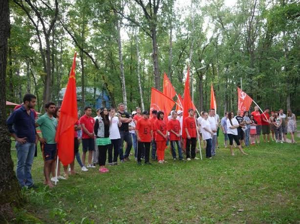 Курские комсомольцы приняли участие в слете ЛКСМ на территории Липецкой области 
