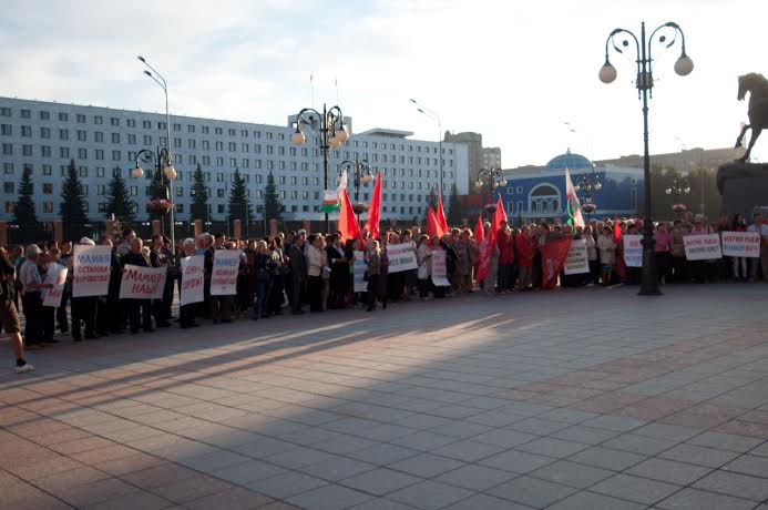 В Йошкар-Оле прошел митинг в защиту народов Республики Марий-Эл