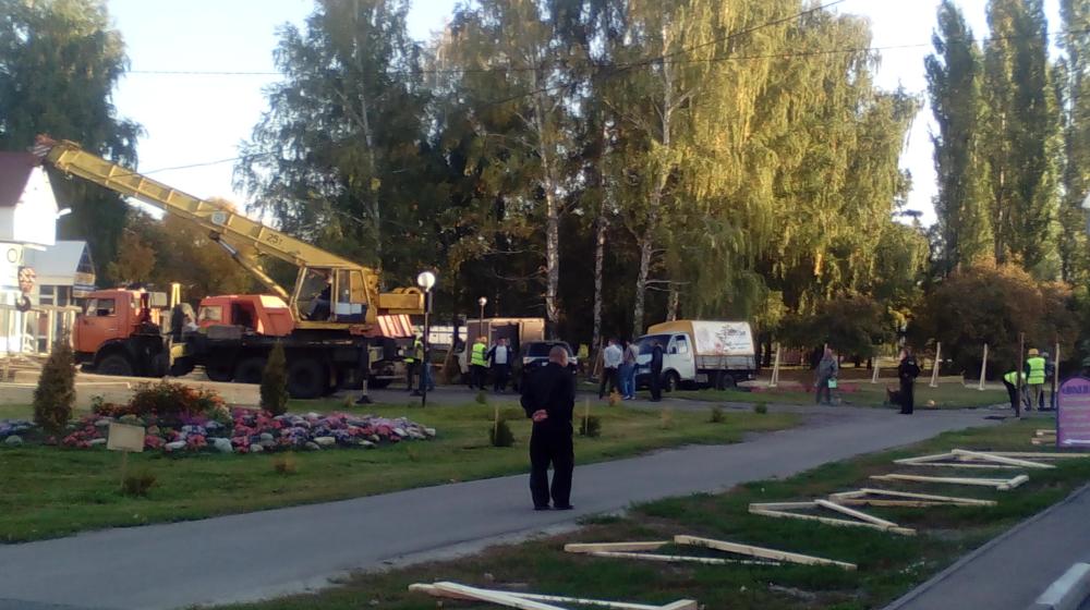 Тамбов. Новая попытка уничтожения сквера 70-летия Победы