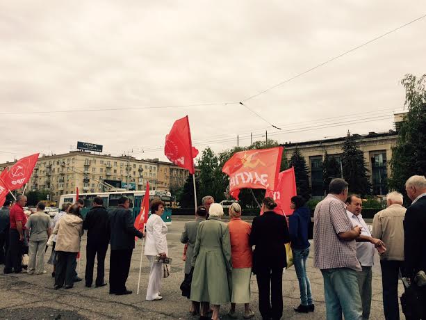 В Волгограде прошел пикет КПРФ против нечестных выборов