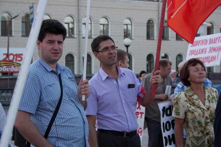Коммунисты Томска вышли на митинг за отставку правительства