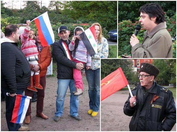 В Санкт-Петербурге прошел массовый митинг солидарности с сирийским народом