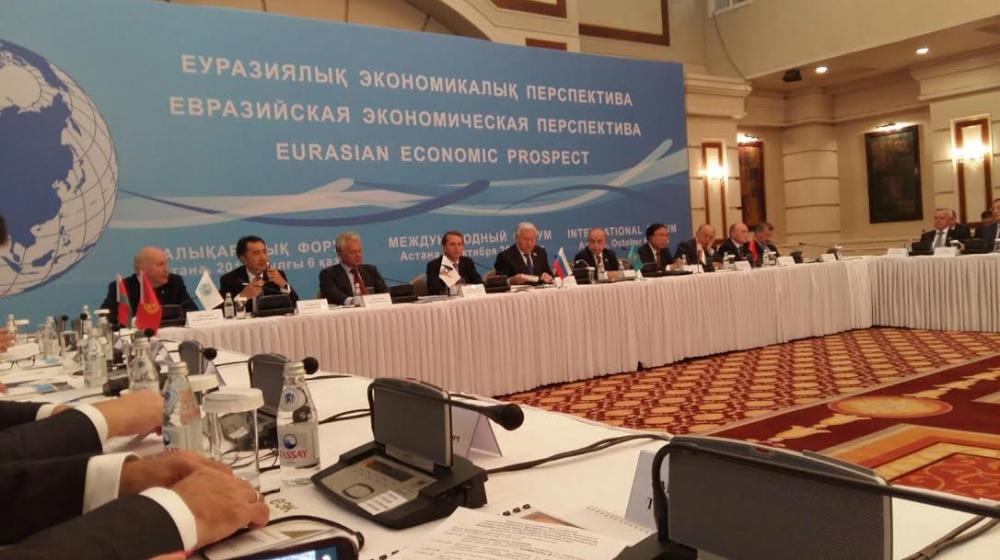 Казбек Тайсаев принял участие в работе форума по вопросам евразийского строительства, прошедшего в Астане